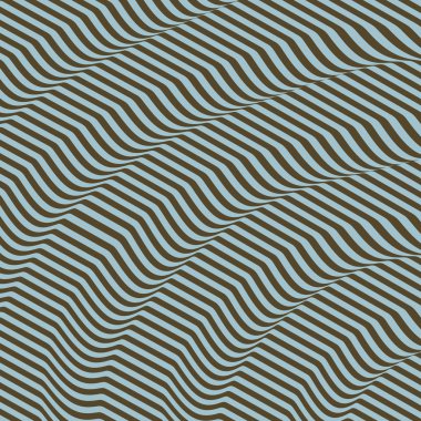 3D wavy background. Dynamic effect. Pattern with optical illusion. Vector illustration. clipart