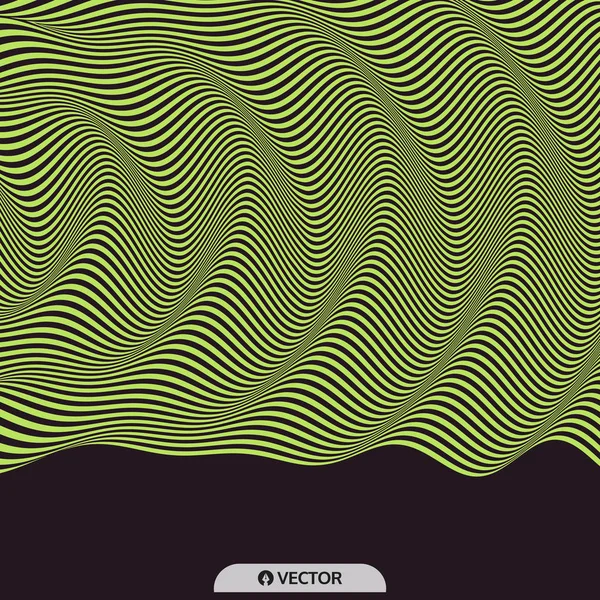 Abstrakte Geometrische Hintergrund Muster Mit Optischer Täuschung Vektorillustration — Stockvektor