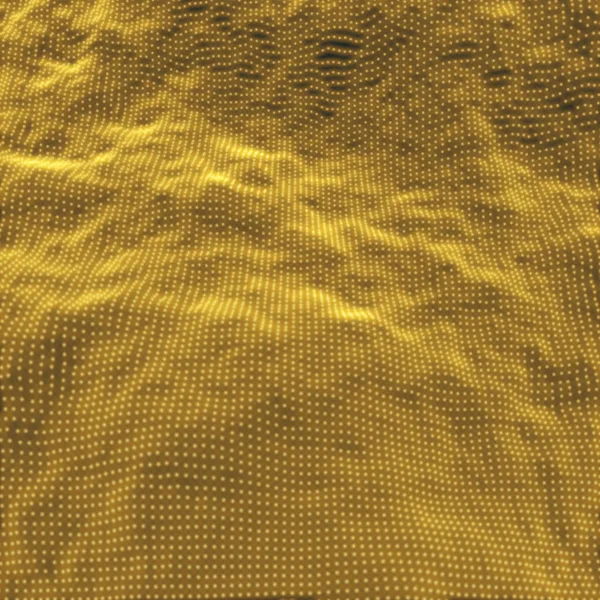 带有动态粒子的数组 未来技术风格 抽象背景 发光点 矢量插图 — 图库矢量图片