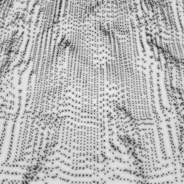 Array Con Partículas Dinámicas Estilo Tecnología Futurista Resumen Antecedentes Textura — Archivo Imágenes Vectoriales