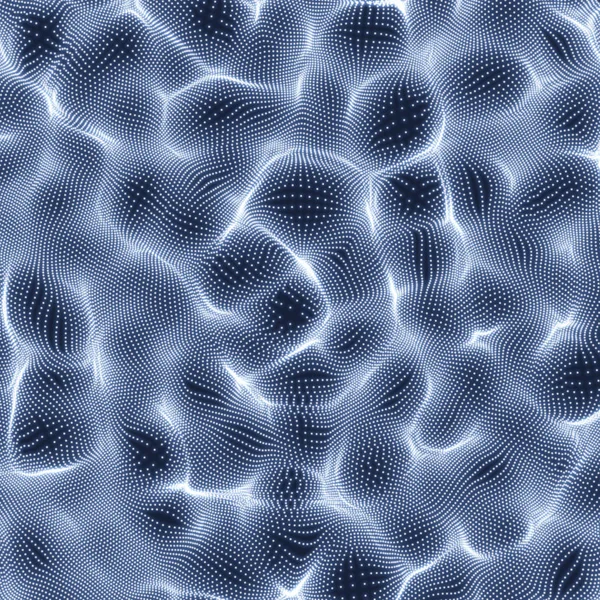 Tableau Avec Particules Dynamiques Style Technologique Futuriste Résumé Contexte Texture — Image vectorielle