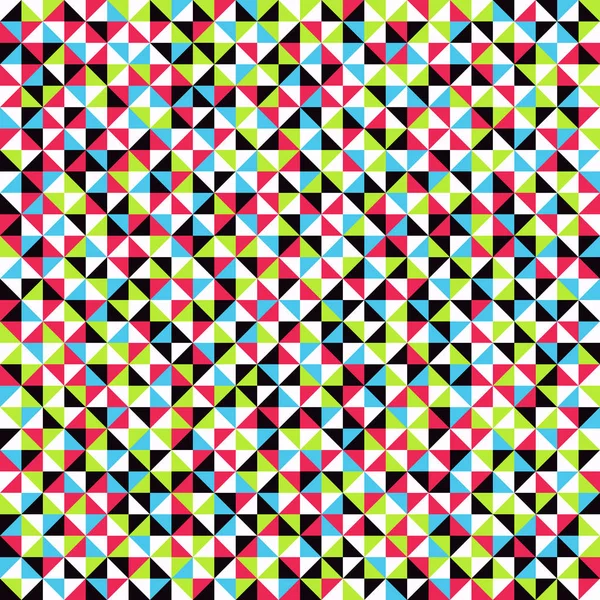 Vzor Bezešvé Geometrických Tvarů Barevné Mozaiky Kulisou Geometrické Vektorové Pozadí — Stockový vektor