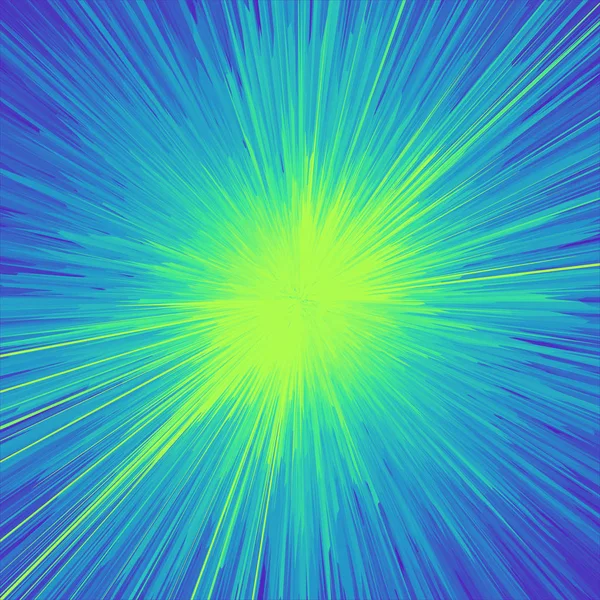 Contexte Avec Explosion Lignes Dynamiques Starburst Émissions Solaires Étoiles Style — Image vectorielle