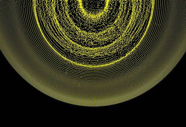抽象科学或技术背景 网络插图与粒子 网格曲面 — 图库矢量图片