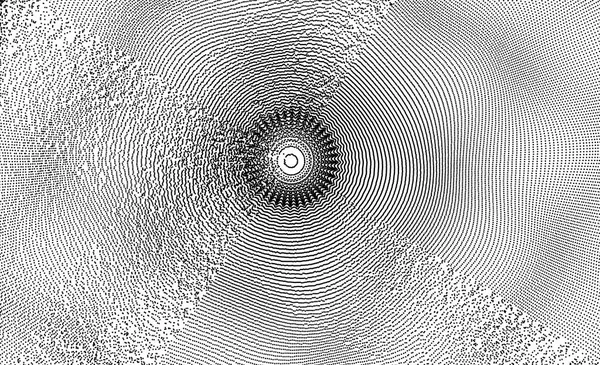 Abstrakter Wissenschaftlicher Oder Technischer Hintergrund Netzwerkillustration Mit Teilchen Rasterfläche — Stockvektor