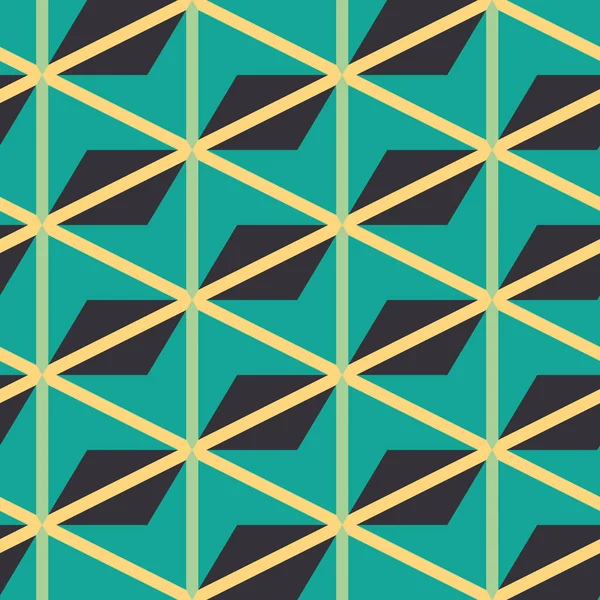 Varrat Nélküli Mozaikosság Geometriai Háttérrel Vektoros Illusztráció — Stock Vector
