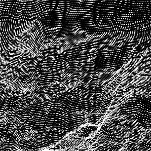 Titik Tekstur Jaringan Futuristik Abstrak Ilustrasi Vektor - Stok Vektor