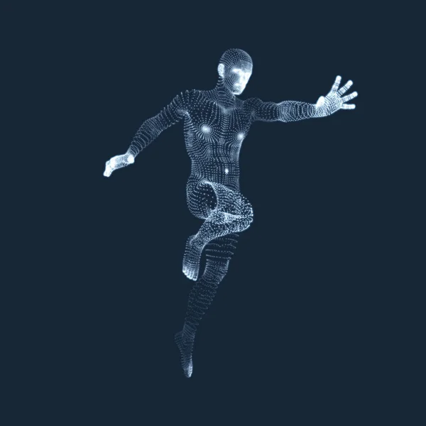 人类人体模型 设计元素 矢量插图 — 图库矢量图片