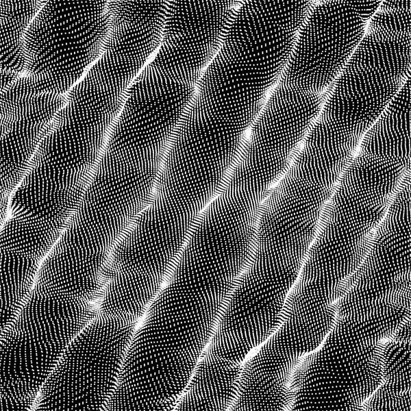 Wellenmuster Abstrakter Vektorhintergrund Einfache Textur Für Ihr Design Technologiekonzept Vektorillustration — Stockvektor