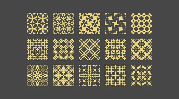 Geometrischer Hintergrund Abstrakte Vektorillustration Einfaches Grafisches Design Muster Für Textildruck — Stockvektor