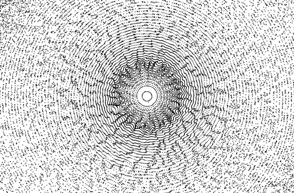 Absztrakt Tudományos Vagy Technológiai Háttér Hálózati Illusztráció Részecske Grid Felületen — Stock Vector