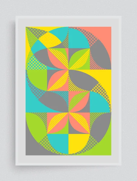 Betrekking Hebben Ontwerpsjabloon Abstract Kleurrijk Geometrisch Ontwerp Vectorillustratie Kan Worden — Stockvector