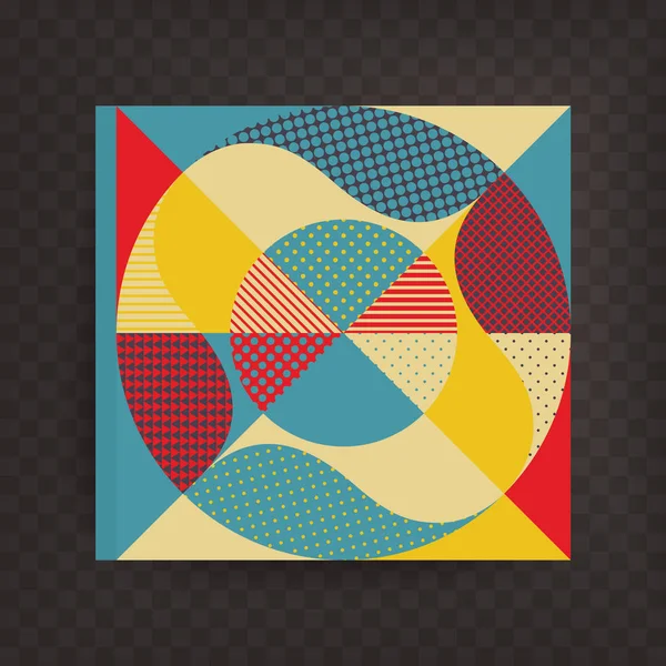 Betrekking Hebben Ontwerpsjabloon Abstract Kleurrijk Geometrisch Ontwerp Vectorillustratie Kan Worden — Stockvector