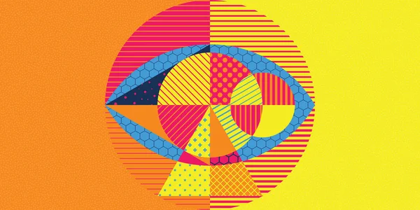 Abstract Geometrisch Ontwerp Vectorillustratie Kan Worden Gebruikt Voor Reclame Marketing — Stockvector