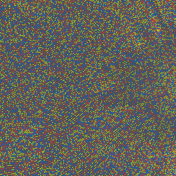 Abstrakt Bakgrund Med Färg Cirklar Vektorillustration — Stock vektor