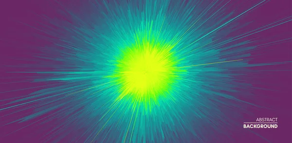 Hintergrund Ist Eine Explosion Starburst Dynamische Linien Sonnen Oder Sternenlichtemission — Stockvektor