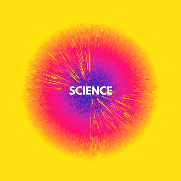 Ilustração Vetorial Para Química Ciência Fundo Abstrato Pode Ser Usado —  Vetores de Stock