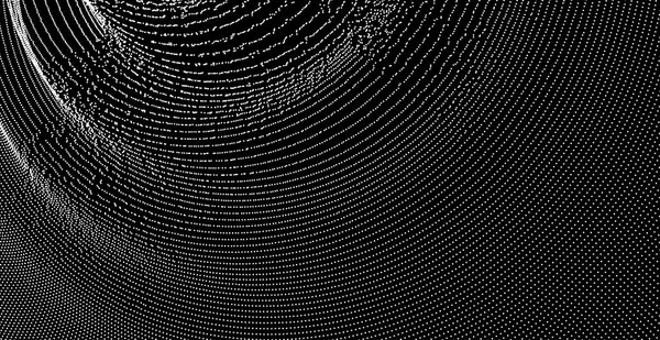 Tableau Avec Particules Dynamiques Style Technologique Futuriste Texture Illustration Vectorielle — Image vectorielle