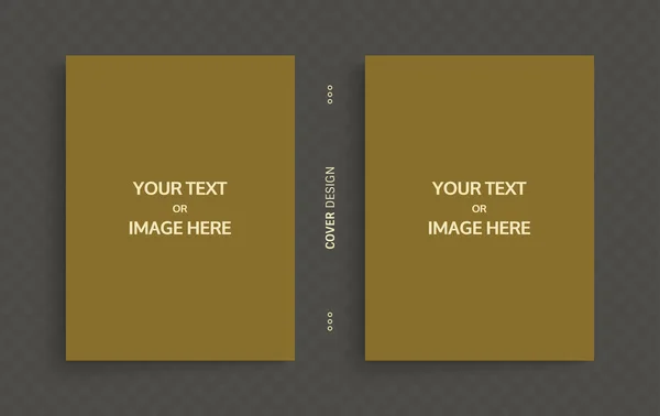 肖像雑誌やカタログのモックアップ 紙のブランクシート 広告やプロモーションメッセージの要素 あなたのデザインのための3Dベクトルイラスト — ストックベクタ