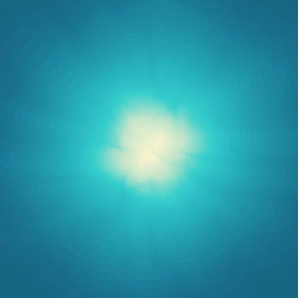 蓝色背景与明亮的中心 抽象的蓝色水背景与阳光 现代模式 用于您的设计的矢量插图 — 图库矢量图片