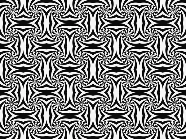 Patrón Con Ilusión Óptica Diseño Blanco Negro Fondo Rayado Abstracto — Archivo Imágenes Vectoriales
