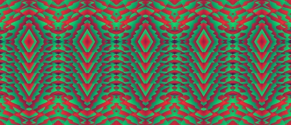 Mönster Med Optisk Illusion Abstrakt Vågig Bakgrund Futuristiska Vektorillustration — Stock vektor