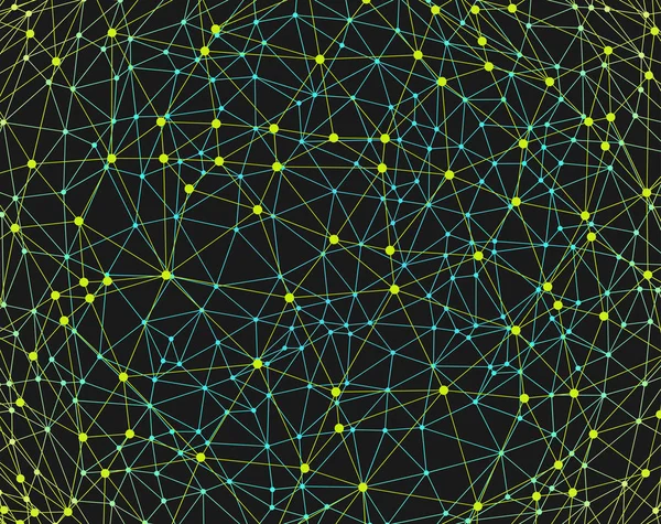 抽象科学或技术背景 平面设计 网络插图 网格曲面 — 图库矢量图片