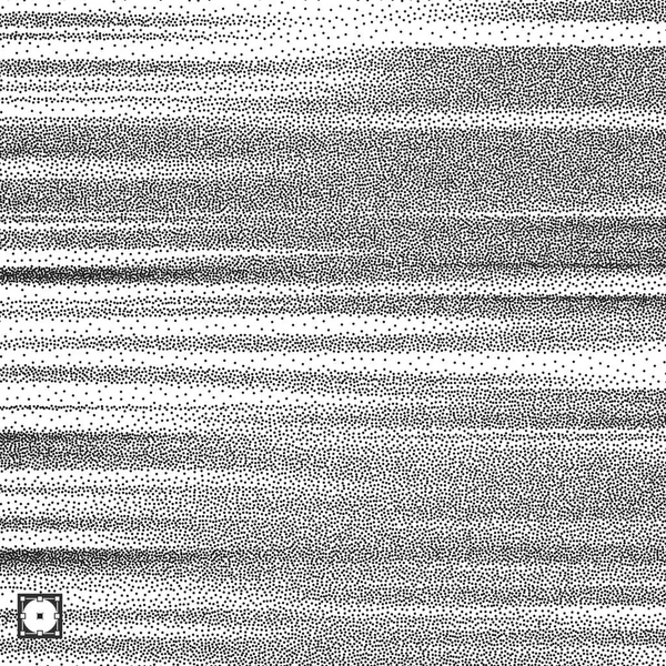 波形背景 黑色和白色粒状 Dotwork 点画法模式 斑点矢量插图 — 图库矢量图片