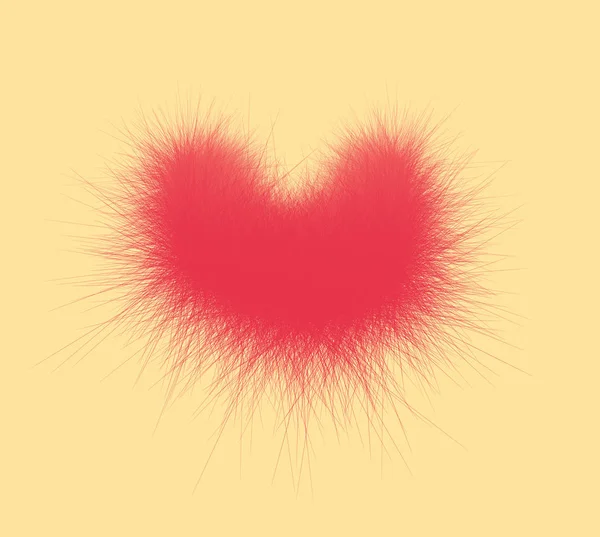 Symbol Srdce Lásce Grafický Prvek Den Svatého Valentýna Vektorové Ilustrace — Stockový vektor
