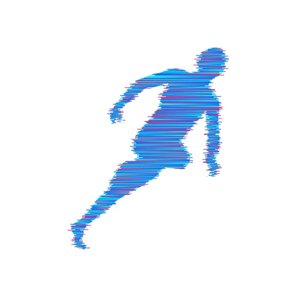 跑步的人 为体育和商业设计 矢量插图 — 图库矢量图片