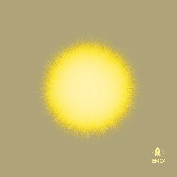 Sonne Sunburst Abstrakte Vektorillustration — Stockvektor