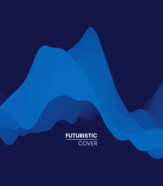 Abstrakt Bakgrund Dynamisk Effekt Futuristiska Teknik Stil Motion Vektorillustration — Stock vektor