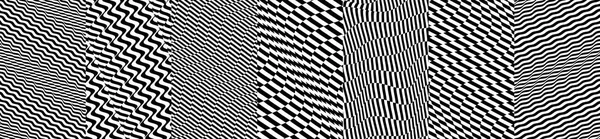 Design Noir Blanc Modèle Avec Illusion Optique Fond Géométrique Abstrait — Image vectorielle
