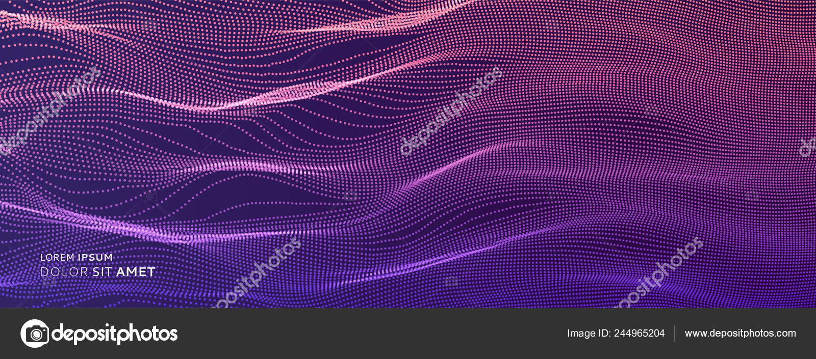 抽象的な科学技術の背景 グラフィックデザイン 粒子とのネットワークイラスト 三次元グリッド面 ストックベクター C Studiom1