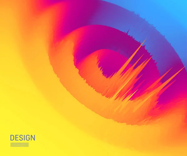 Fond Abstrait Style Technologique Futuriste Visualisation Graphiques Big Data Illustration — Image vectorielle