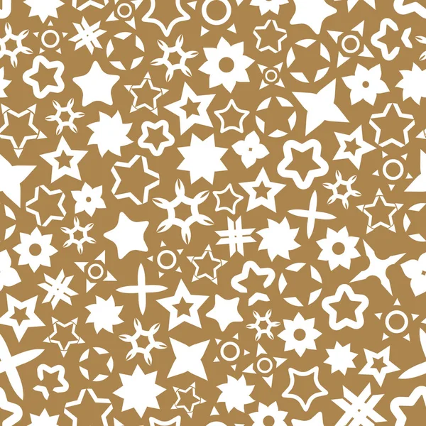 Fondo sin costuras abstracto con estrellas. Ilustración vectorial. Plantilla para fondos de diseño y decoración, paquete, cubiertas, textiles . — Archivo Imágenes Vectoriales