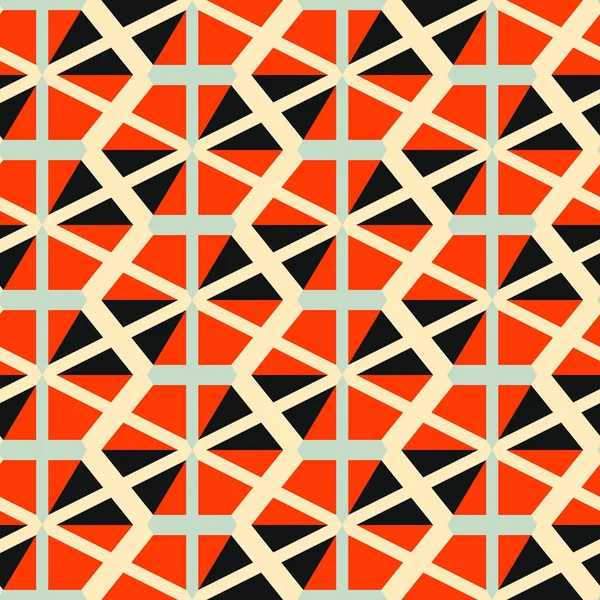 Sömlös mosaikmönster. Geometrisk bakgrund. Vektorillustration. — Stock vektor