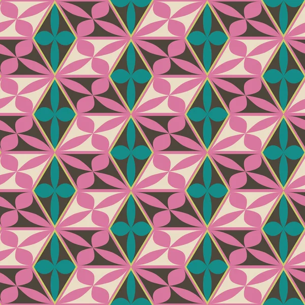 Seamless mosaic pattern. Geometric background. Vector Illustration. — Stock Vector