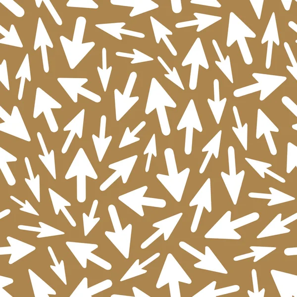 Arrows. Seamless pattern. Vector illustration. — Stock Vector