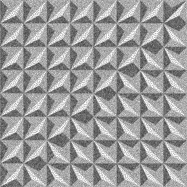 3d 块结构背景。黑色和白色颗粒设计。点点滴滴的模式。压痕效果。向量例证. — 图库矢量图片