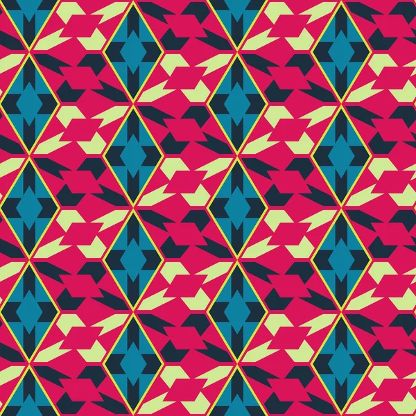 Naadloze mozaïek patroon. Geometrische achtergrond. Vectorillustratie. — Stockvector