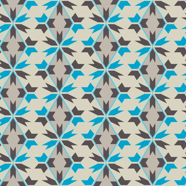 Naadloze mozaïek patroon. Geometrische achtergrond. Vectorillustratie. — Stockvector