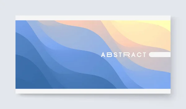 Cover design skabelon med farve gradienter. Abstrakt baggrund. Moderne mønster. 3d vektor Illustration for reklame, markedsføring, præsentation . – Stock-vektor