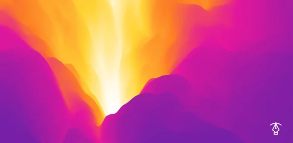 溶岩と火山の噴火。抽象的な背景。モダンなパターン。デザインのベクトル図. — ストックベクタ