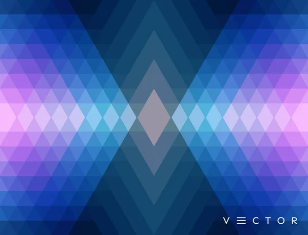 Fondo geométrico abstracto. Patrón poligonal con triángulos de color. Ilustración vectorial 3d para publicidad, marketing y presentación. — Vector de stock