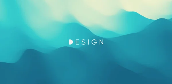 Surface Eau Fond Abstrait Bleu Illustration Vectorielle Pour Design — Image vectorielle