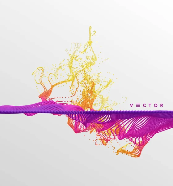Water Splash Imitation Abstract Background Vector Illustration — Stock Vector