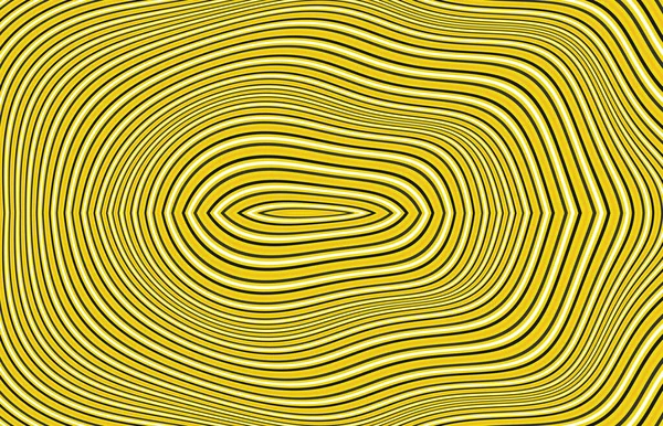 Abstracte Ronde Gestreepte Achtergrond Patroon Met Optische Illusie Geometrische Vector — Stockvector