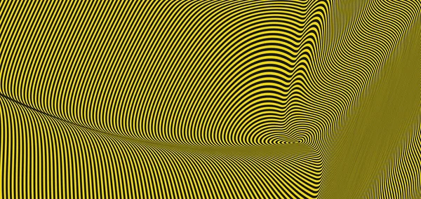 Fond Rayé Circulaire Abstrait Modèle Avec Illusion Optique Illustration Vectorielle — Image vectorielle