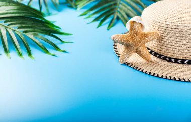 Yaz tatili geçmişi. Yaz konsepti. Ön görünüm.